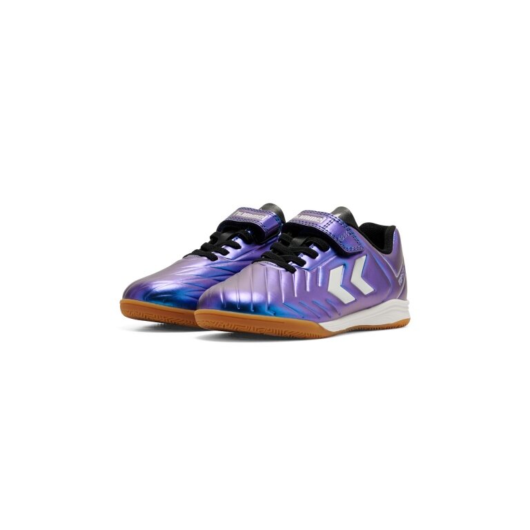 Hummel Hallen indoor shoes Top Star I.C. VC 2.0 (Velcro) navy blue/multicoloured children