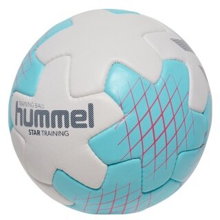hummel Handball hmlSTAR Training HB (Size 3) white/light blue - 1 piece