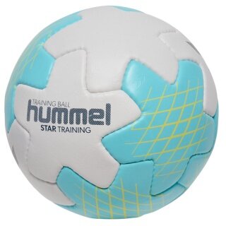 Hummel Handball hmlSTAR Training HB (Size 1) white/light blue/yellow - 1 piece