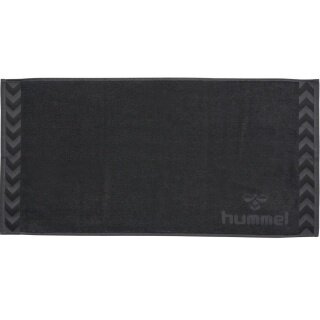hummel Small Logo Towel asphalt grey 100x50cm