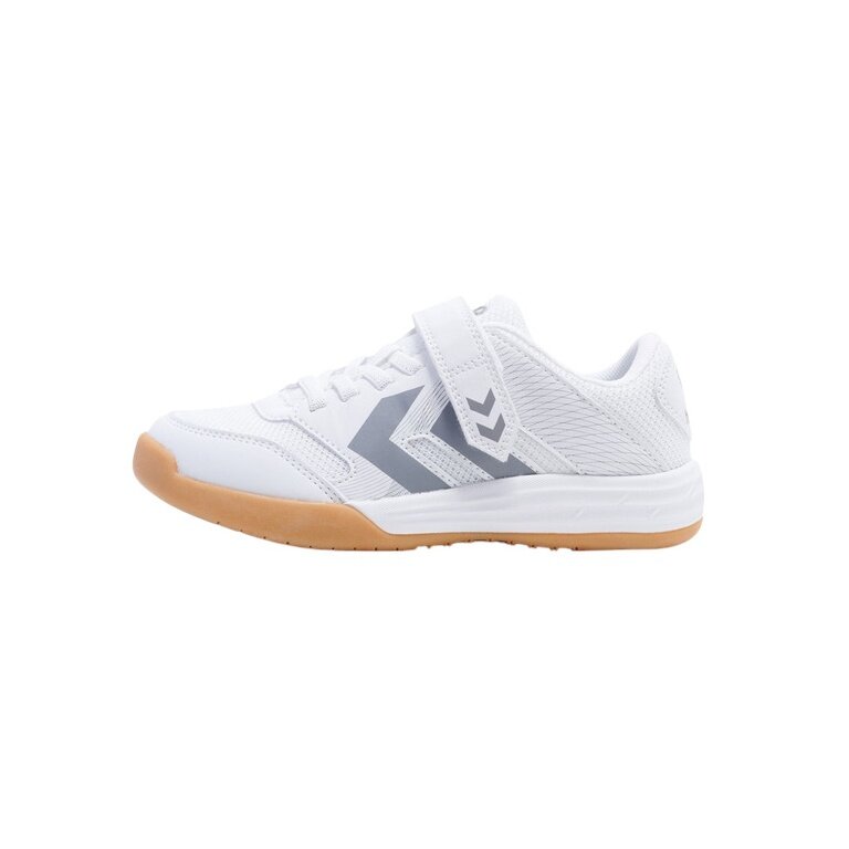 Hummel Hallen Indoor Shoes Multiplay Stable VC White/Grey Children