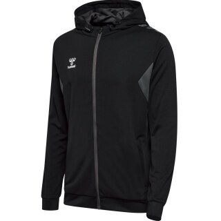 hummel Sport Hoodie hmlAUTHENTIC PL Zip Hoodie (100% recycled Polyester) black Men