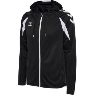 Hummel hmlCORE 2.0 Full-Zip Hoodie (100% recycled Polyester) black/white Men's