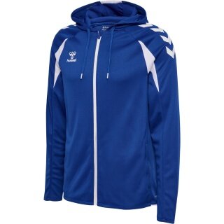 Hummel hmlCORE 2.0 Full-Zip Hoodie (100% recycled Polyester) blue/white Men's