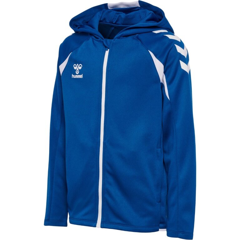Hummel hmlCORE 2.0 Full-Zip Hoodie (100% recycled Polyester) blue/white Kids
