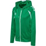 Hummel hmlCORE 2.0 Full-Zip Hoodie (100% recycled Polyester) green/white ladies