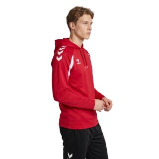 Hummel hmlCORE 2.0 Hoodie (100% recycled polyester) red men's