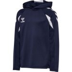 hummel hmlCORE 2.0 Hoodie (100% recycled polyester) navy blue/white children
