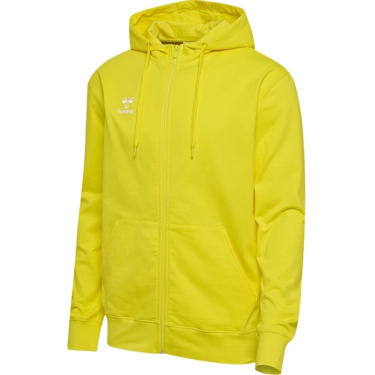 hummel Hoodie hmlGO 2.0 Full-Zip Hoodie (soft sweat fabric) yellow Men
