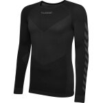 hummel Functional Underwear Long Sleeve Seamless Round Neck Seamless Black Men