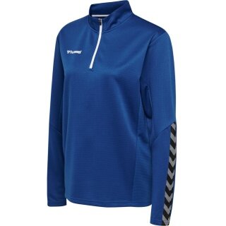 hummel Sport Long Sleeve Shirt hmlAUTHENTIC Half-Zip Sweatshirt (knitted polyester) dark blue Women