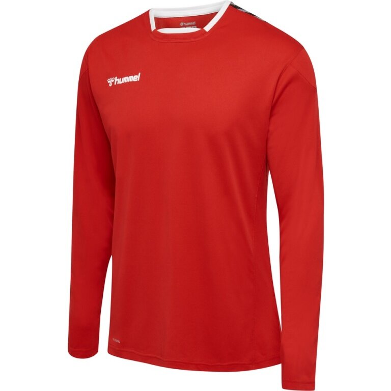 hummel Sport Long Sleeve Shirt hmlAUTHENTIC Poly Jersey (light jersey fabric) red Men