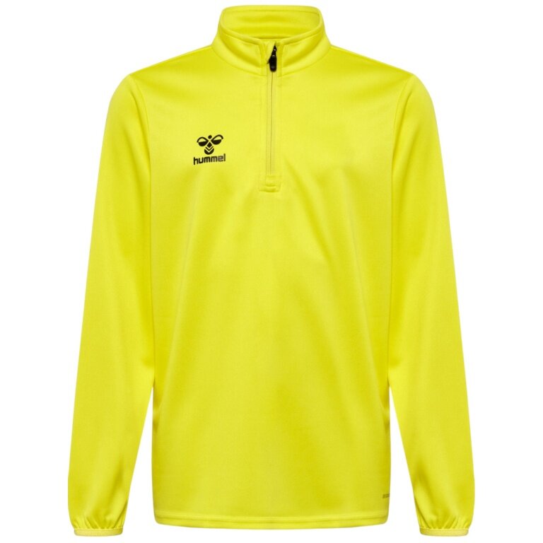 hummel Sport Long Sleeve Shirt hmlESSENTIAL Half-Zip (comfortable fit) yellow Kids