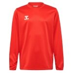 hummel Sport Long Sleeve Shirt hmlESSENTIAL Sweatshirt (Interlock Fabric) red Kids