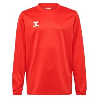 hummel Sport Long Sleeve Shirt hmlESSENTIAL Sweatshirt (Interlock Fabric) red Kids