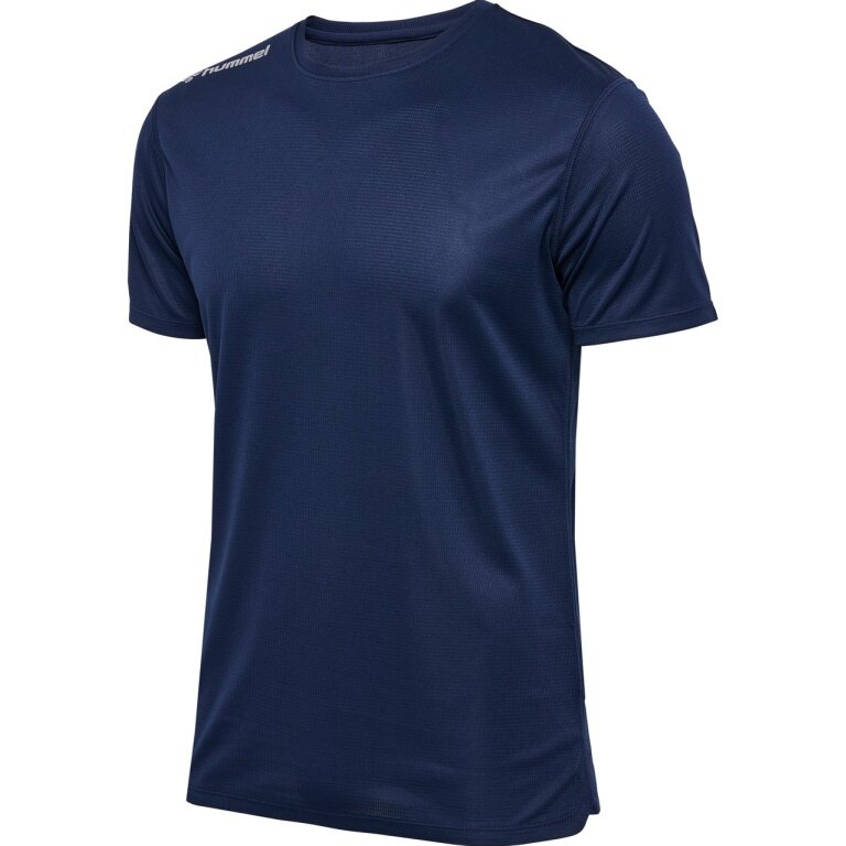 Hummel Run Shirt hmlRUN Jersey (breathable, optimal freedom of movement) navy blue men's