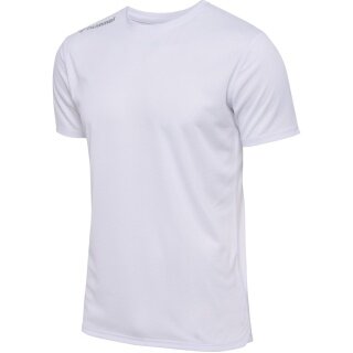 Hummel Run Shirt hmlRUN Jersey (breathable, optimal freedom of movement) white men
