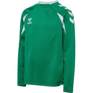 hummel Pullover hmlCORE 2.0 Crew Neck (100% recycled Polyester) green/white children
