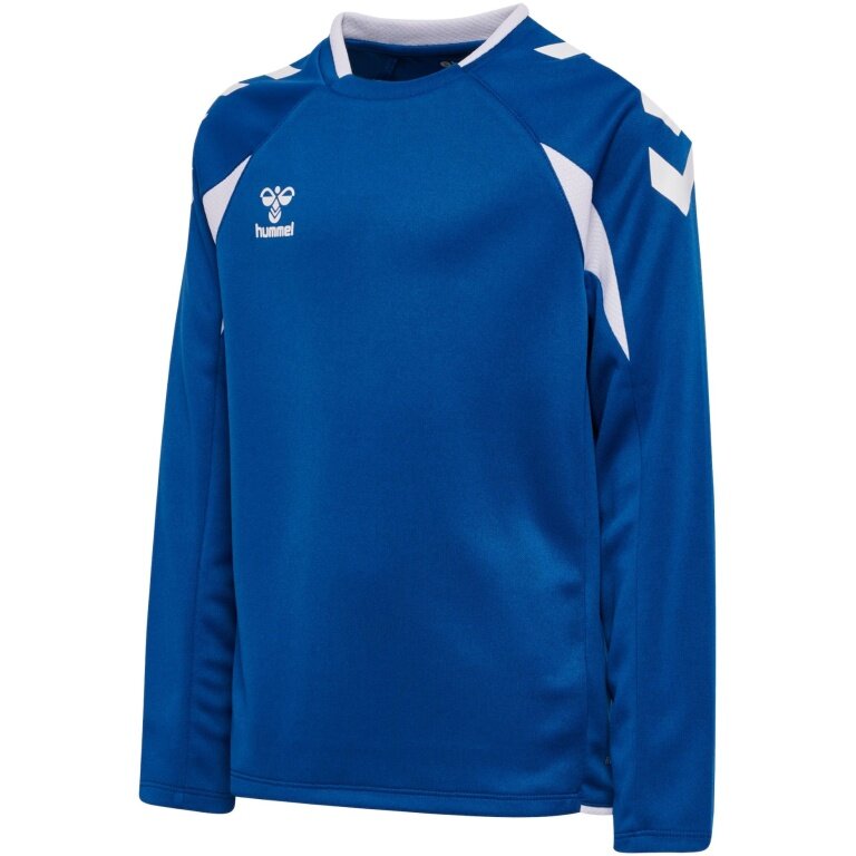 hummel Pullover hmlCORE 2.0 Crew Neck (100% recycled Polyester) blue/white Children