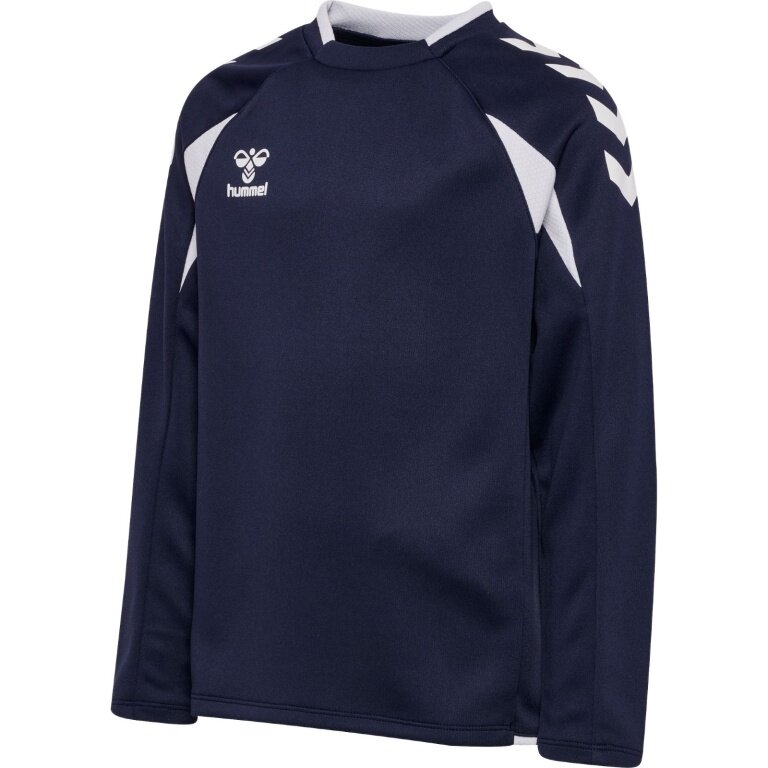hummel Pullover hmlCORE 2.0 Crew Neck (100% recycled Polyester) navy blue/white children