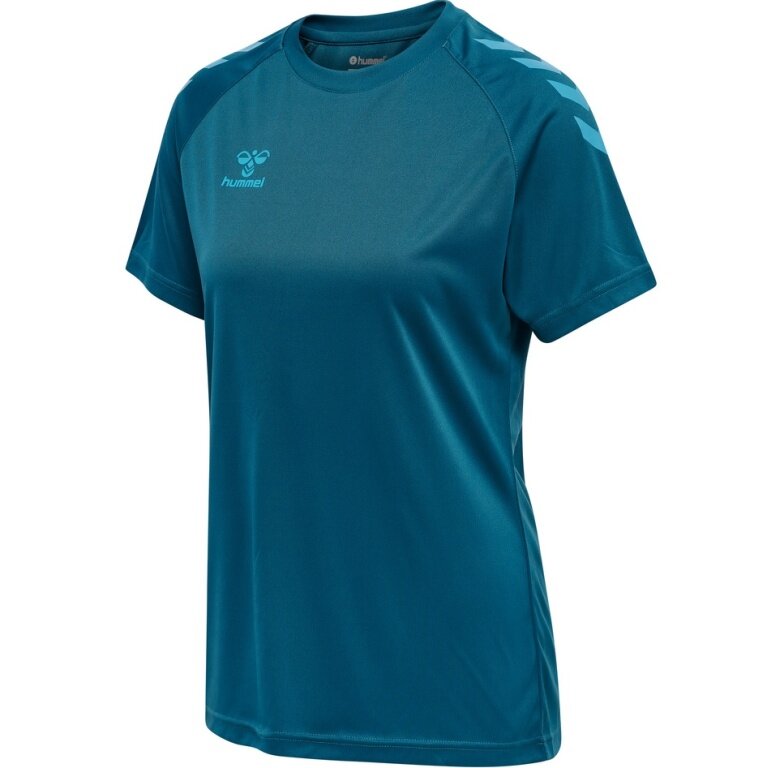 hummel Sport Shirt hmlCORE XK Core Poly (Interlock Fabric) Short Sleeve Coral Blue Women