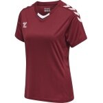 hummel Sport Shirt hmlCORE XK Poly Jersey (robust double knit) Short Sleeve Burgundy Women