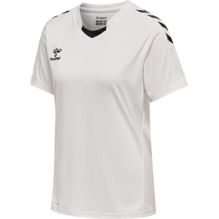 hummel Sport-Shirt hmlCORE XK Poly Jersey (robust double knit) Short sleeve white Women