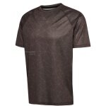 hummel Training Shirt hmlGRAPHIC AOP Light Weight (light, breathable) coffee brown Men's
