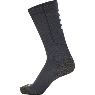 hummel Sportsocke hmlPRO Training Crew (material mix) asphalt grey/white - 1 pair