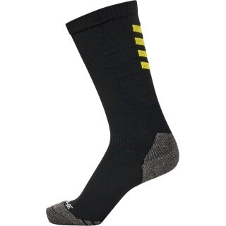 Hummel Sports Sock hmlPRO Training Crew (Material Mix) black/yellow - 1 pair