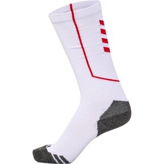 hummel Sportsock hmlPRO Training Crew (material mix) white/red - 1 pair