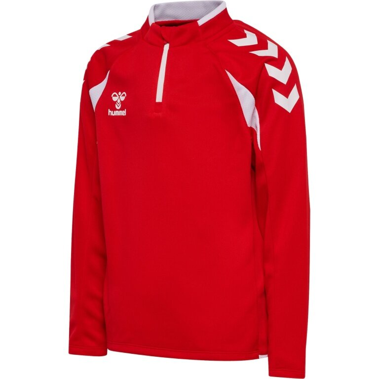 hummel Sport Long Sleeve Shirt hmlCORE 2.0 Half Zip (optimal freedom of movement) red/white boys