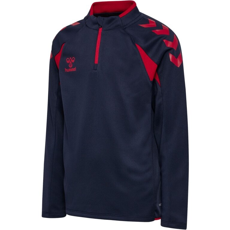 hummel Sport Long Sleeve Shirt hmlCORE 2.0 Half Zip (optimal freedom of movement) navy/red boys