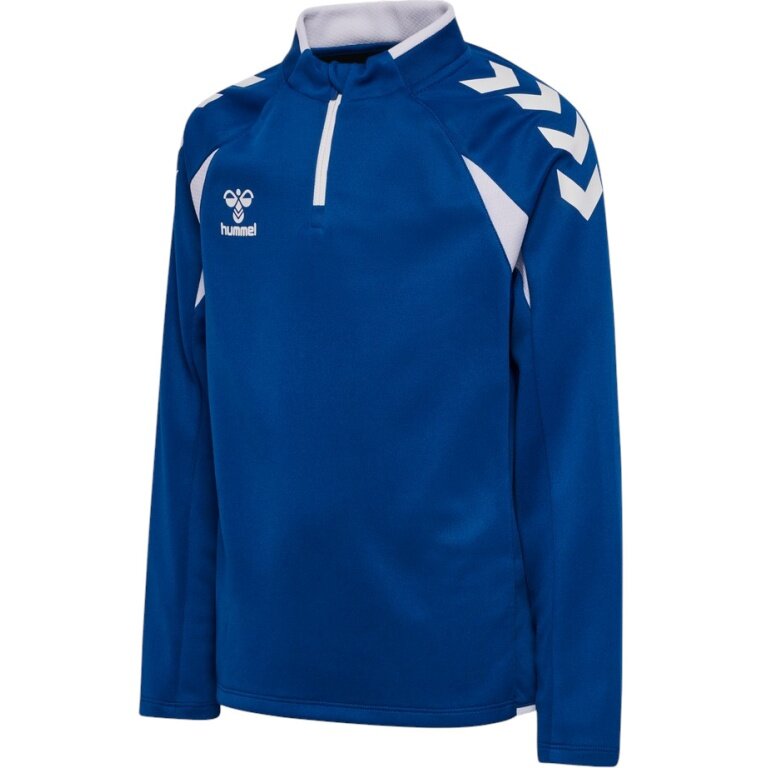 Hummel Sport Long Sleeve Shirt hmlCORE 2.0 Half Zip (optimal freedom of movement) blue/white boys