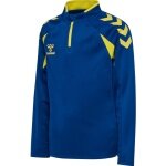 hummel Sport Long Sleeve Shirt hmlCORE 2.0 Half Zip (optimal freedom of movement) blue/yellow boys