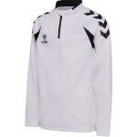 hummel Sport Long Sleeve Shirt hmlCORE 2.0 Half Zip (optimal freedom of movement) white/black boys
