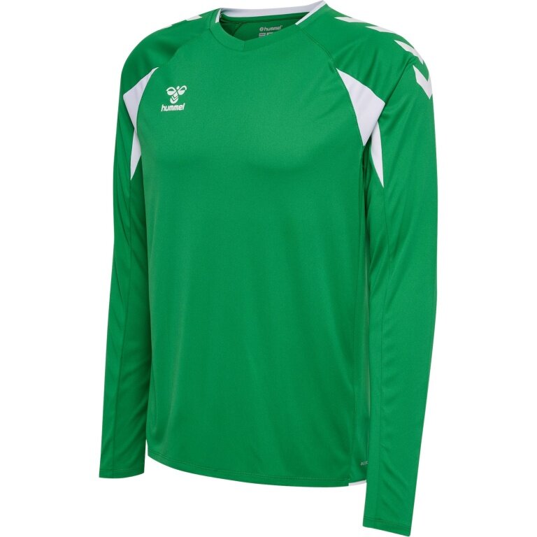 hummel Sport Long Sleeve Shirt hmlCORE 2.0 Jersey (comfortable wearing experience) green/white men's