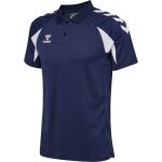 hummel Sport Polo hmlCORE 2.0 (100% recycled Polyester) navy blue/white Men's