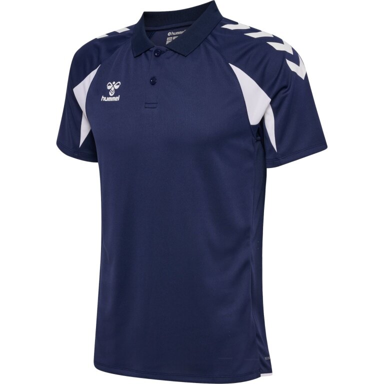 hummel Sport Polo hmlCORE 2.0 (100% recycled Polyester) navy blue/white Men's
