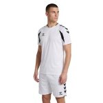 hummel Sport Shirt hmlCORE 2.0 (recycled polyester, optimal freedom of movement) short sleeve white/black men's