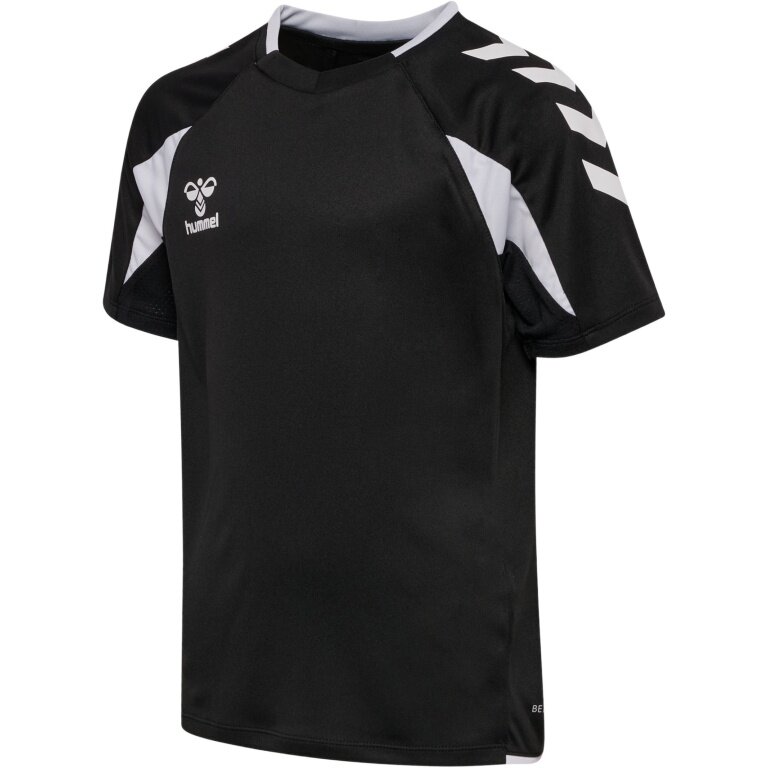 hummel Sport Shirt hmlCORE 2.0 (recycled polyester, optimal freedom of movement) short sleeve black/white boys