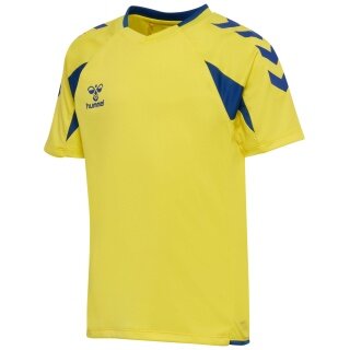 Hummel Sport Shirt hmlCORE 2.0 (recycled polyester, optimal freedom of movement) short sleeve yellow/blue boys