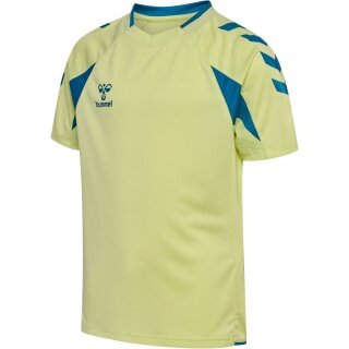 hummel Sport Shirt hmlCORE 2.0 (recycled polyester, optimal freedom of movement) short-sleeved lime green/blue boys