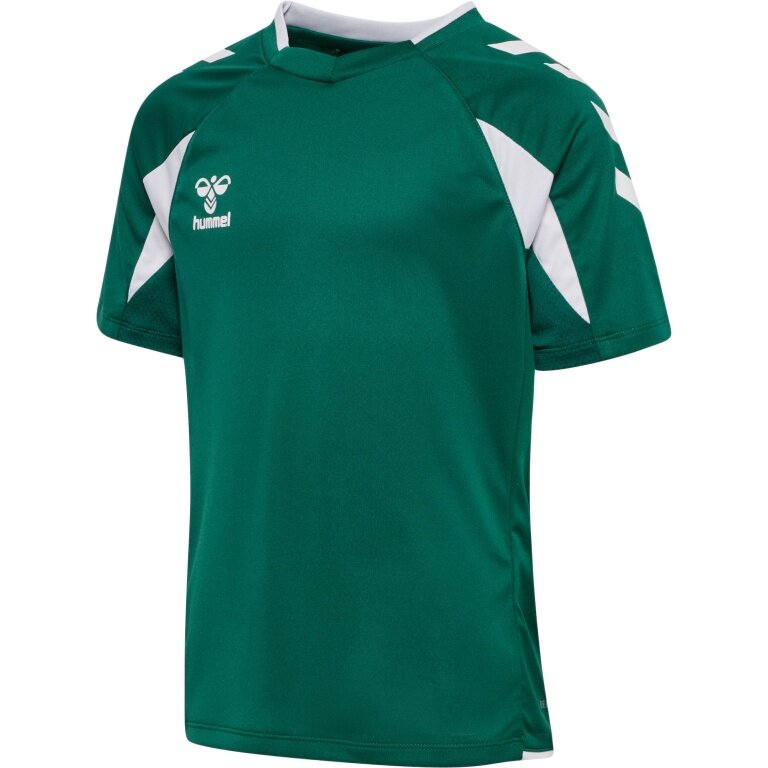 hummel Sport Shirt hmlCORE 2.0 (recycled polyester, optimal freedom of movement) short-sleeved dark green/white boys