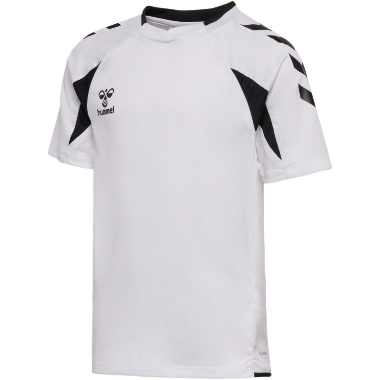 Hummel Sport Shirt hmlCORE 2.0 (recycled polyester, optimal freedom of movement) short sleeve white/black boys