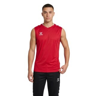 Hummel Sport Tank hmlCORE 2.0 Jersey (100% recycled Polyester) red/white Men's
