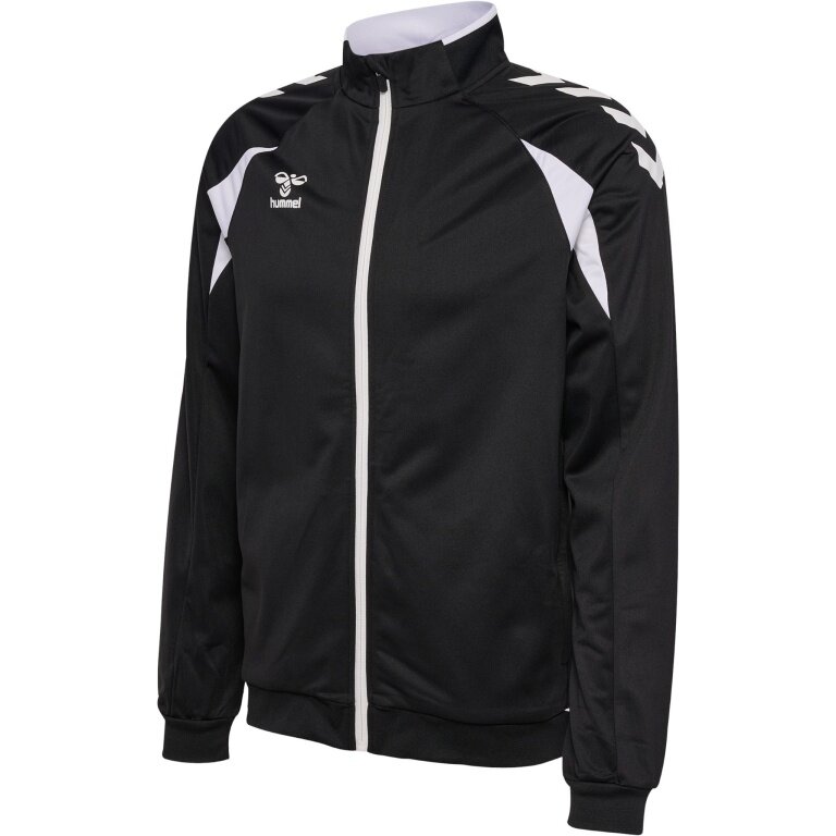 hummel Training Jacket hmlCORE 2.0 Track Zip (100% recycled Polyester) black/white Men's