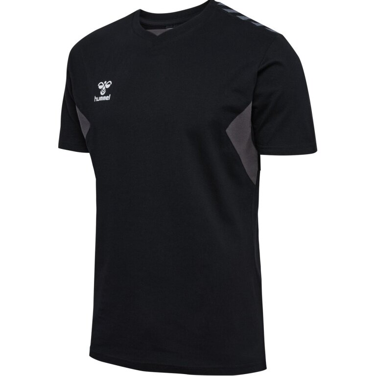 Hummel Sport T-shirt hmlAUTHENTIC CO (100% cotton) Short sleeve black men's