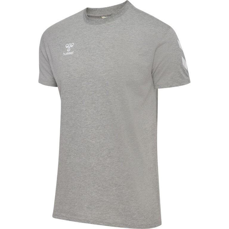 hummel Sport T-shirt hmlGO 2.0 Chevron (cotton) grey men's