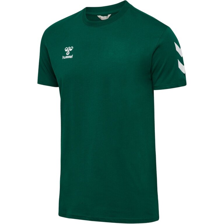 Hummel Sport T-shirt hmlGO 2.0 Chevron (Cotton) dark green Men's